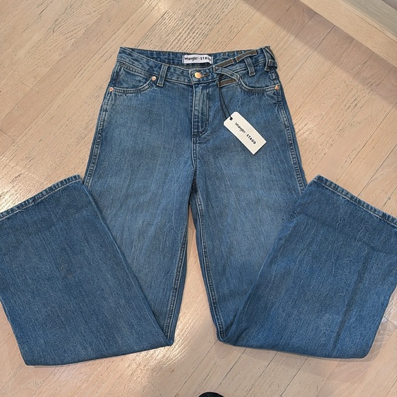 Staud the loose medium wash jeans - Picture 3 of 5